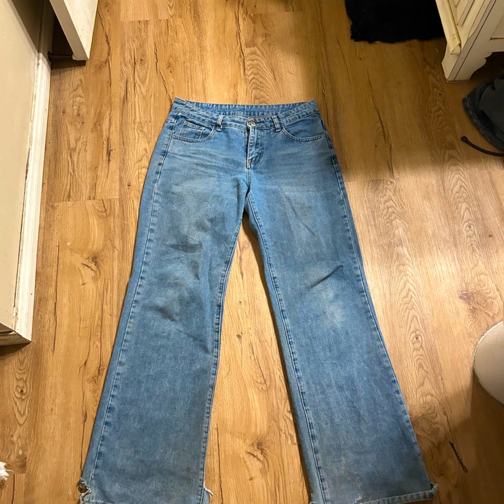 Low rise, wide leg, rsq jeans, size 26